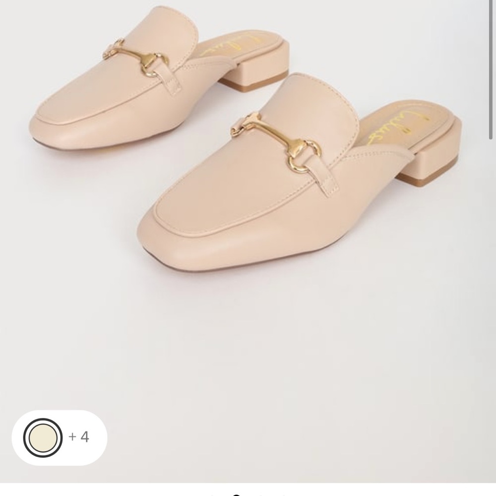 LULUS brand loafer mules
